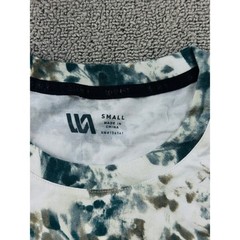 VRST T-Shirt S Multi Color Abstract Forest Print Outdoorsy Botanical Artistic