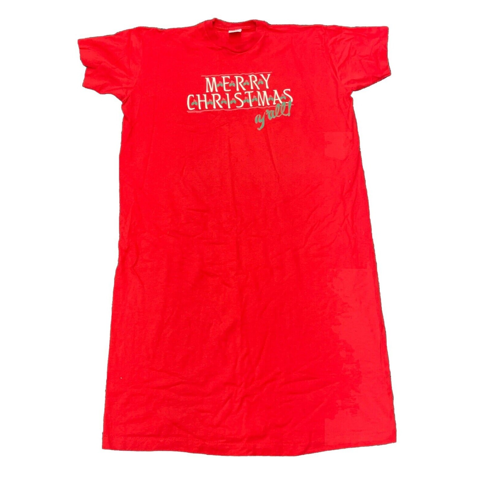 Merry Christmas Y’all Anvil One Size Fits All T-Shirt