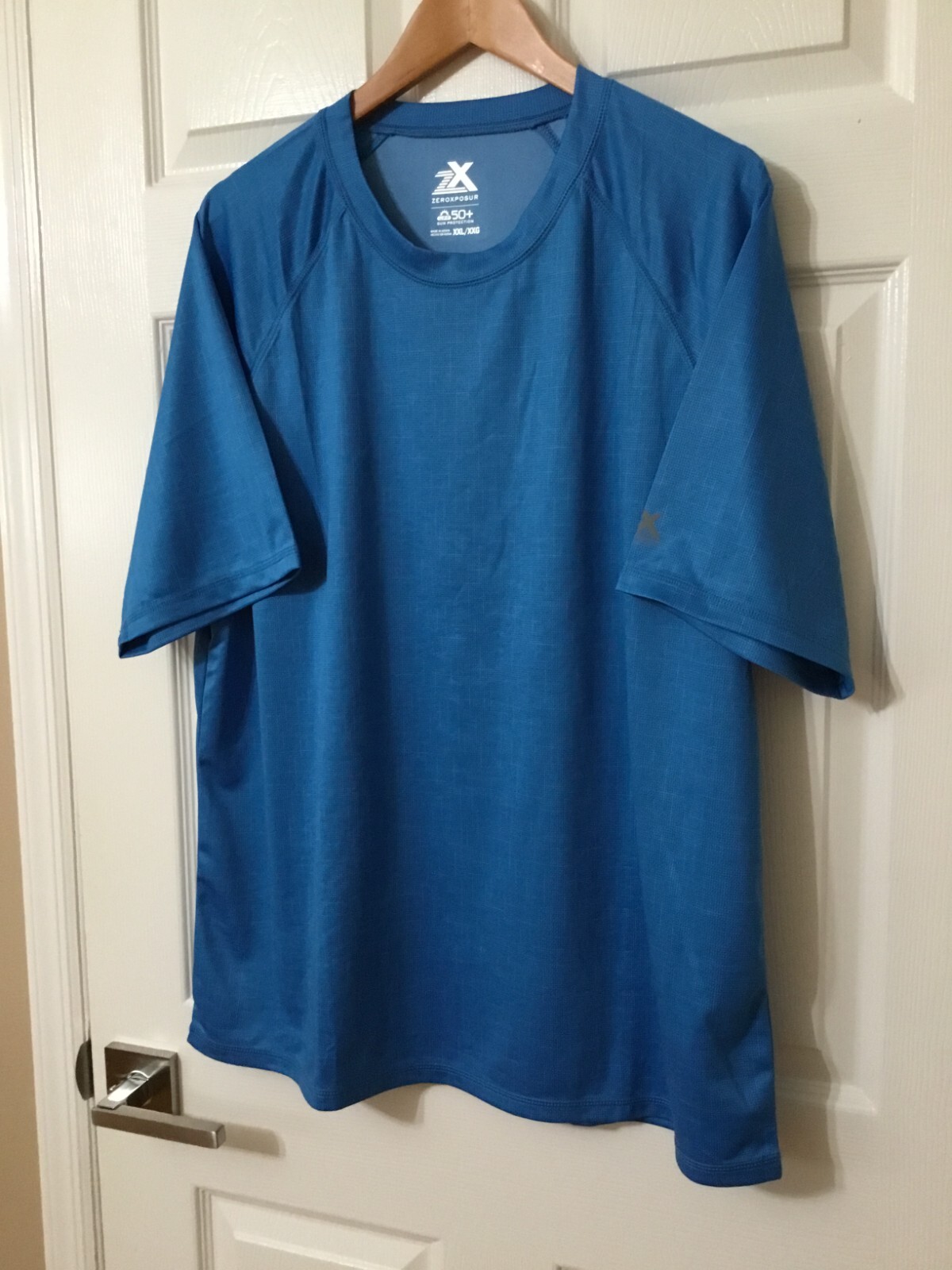 Zeroxposur Men's Tee Shirt Short Sleeves UPF 50+ Sun Protection Size XXL Blue gallery