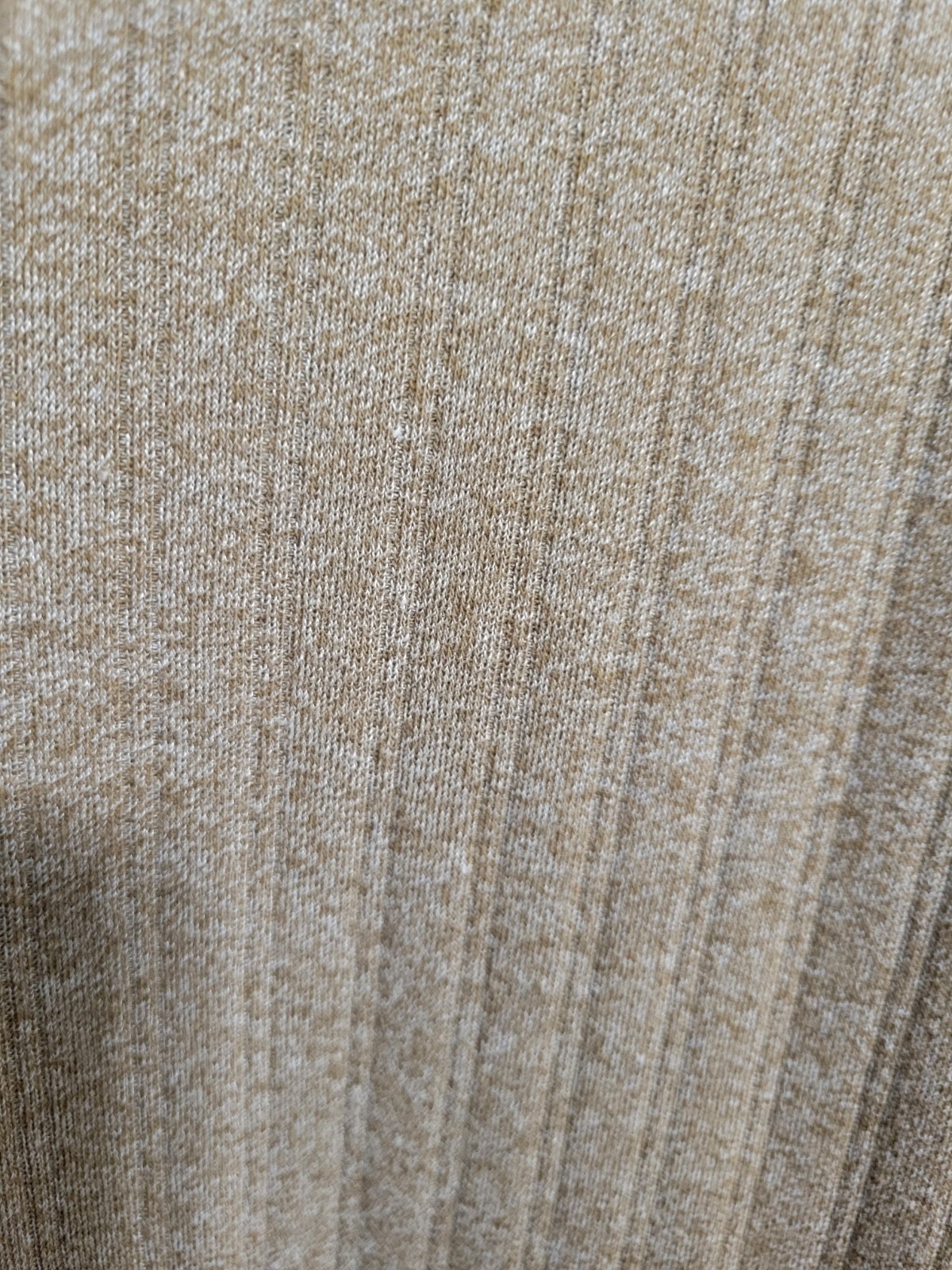 Covington Mens XL Tan Vertical Textured Knit Top Short Sleeve Crew Neck Cotton gallery
