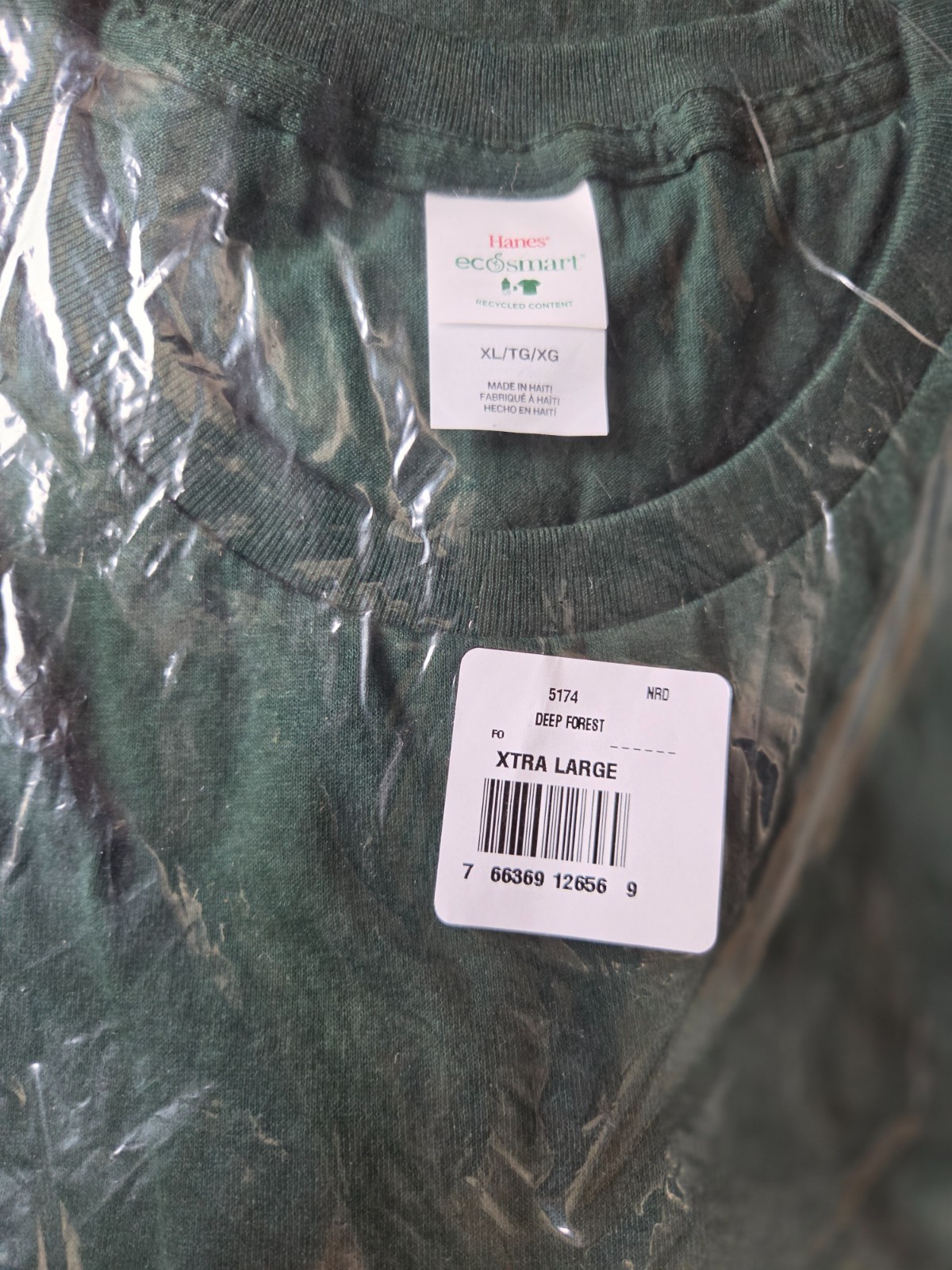 Hanes® – Deep Forest XL EcoSmart® 50/50 Cotton/Poly T-Shirt – 5170