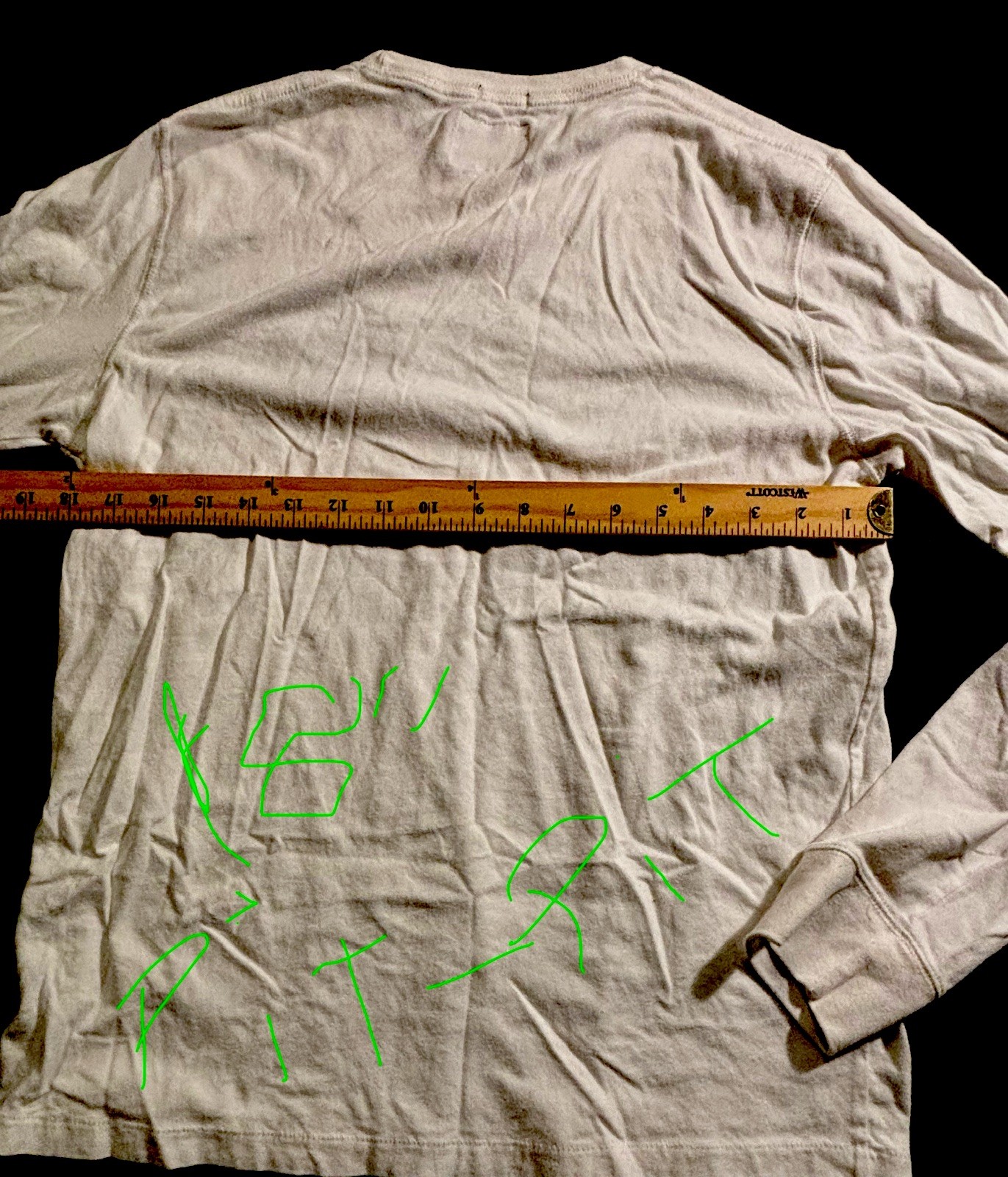 Abercrombie & Fitch Y2K Long Sleeve Shirt Sleeve Spellout And Logo Badge SZ.M gallery