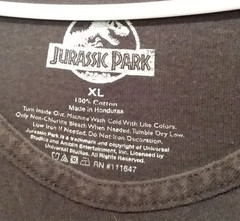 JURASSIC PARK Dinosaur Logo Black Men’s Strap Sleeveless T Shirt Tank Top – XL