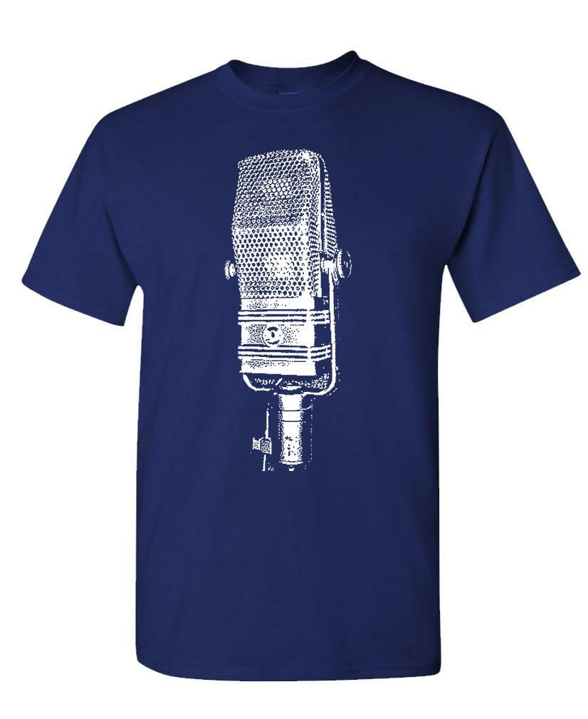 RCA44 VINTAGE MICROPHONE – Unisex Cotton T-Shirt Tee Shirt