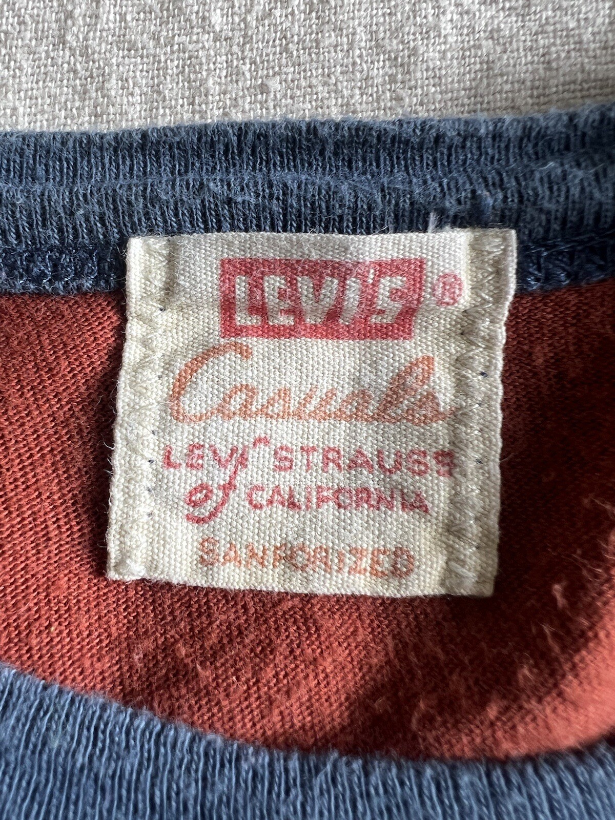 LVC T-Shirt XL Levi’s Vintage Clothing 50s Stripe Sailor Single Stitch 2018 46" gallery