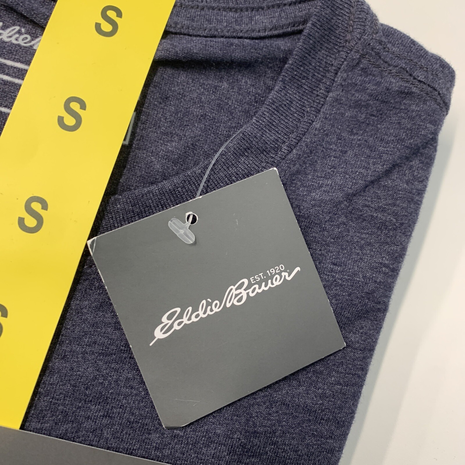 Eddie Bauer Graphic & Crew T-shirt 2-Pack NEW Mens Expedition LOGO NEW. SMALL S gallery