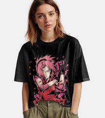Naruto Shirt Haruno Sakura Tshirt Sasuke T-Shirt Tsunade Top Anime Unisex Tee