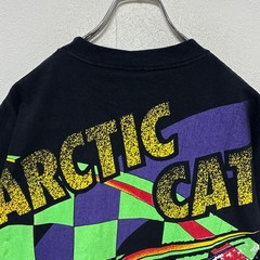 【Preferred】90s 1995 ARCTIC CAT Snowmobile Racing USA製 スノーモービル レーシングTシャツS-5781