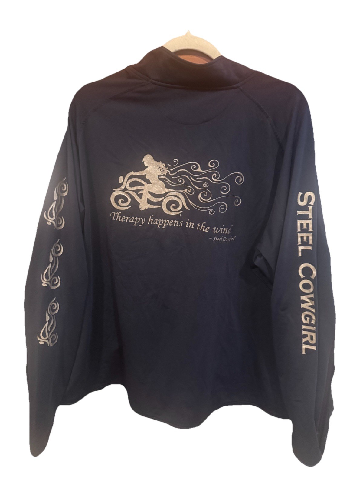 Steel Cowgirl Motorcycle Women’s 1/4 Zip Lightweight Riding Shirt 4XL gallery