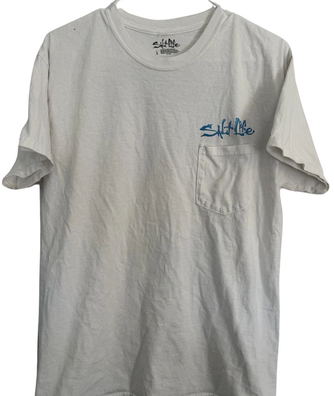 Salt Life Graphic Atlantic Tuna Shirt Mens Large Ocean Water Fishing w/Pocket* gallery