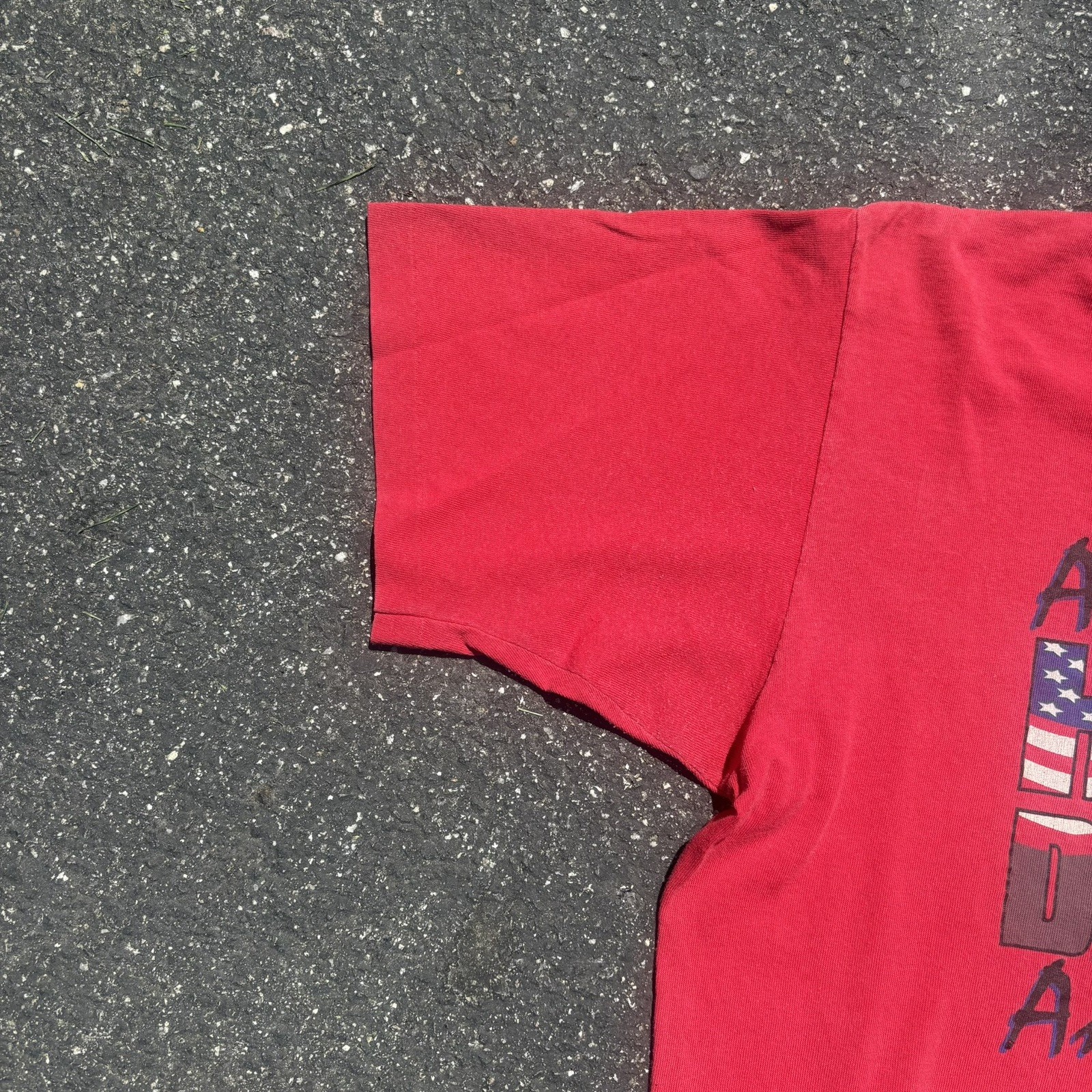 Vtg 90s Harley Davidson American Pride Size L Single Stitch Tee Rhode Island gallery
