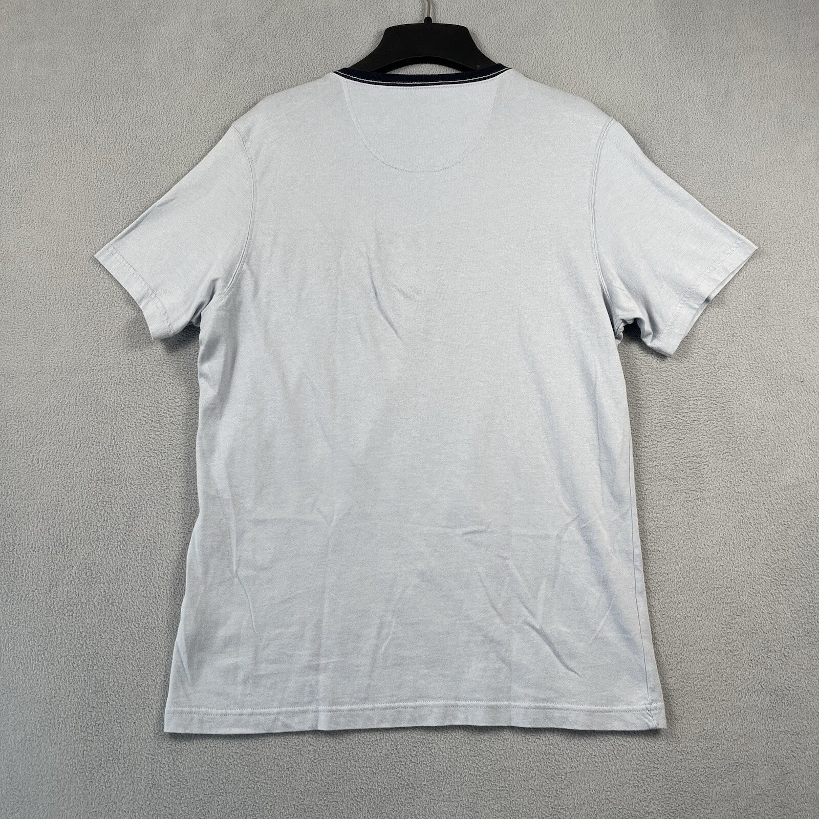Barbour Shirt Men’s Medium Blue Short Sleeve Logo Outdoor Tee Lifestyle Hiking gallery