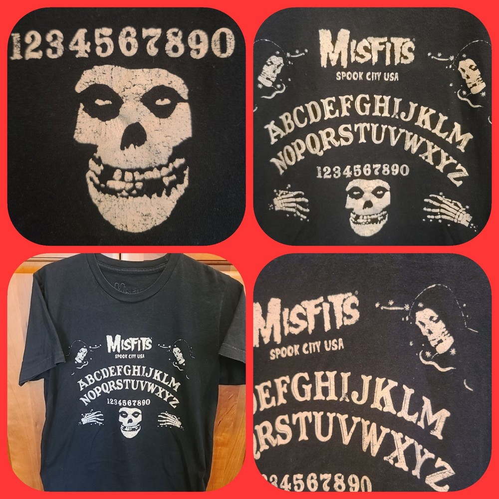 Misfits X Ouija Board Samhain Danzig Demon Goth Punk Rock Occult Band Shirt M
