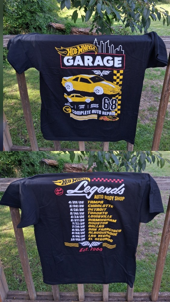 Hotwheels Legends 2026 Shirt Tee US Size Large Diecast HTF Car Show Exclusive