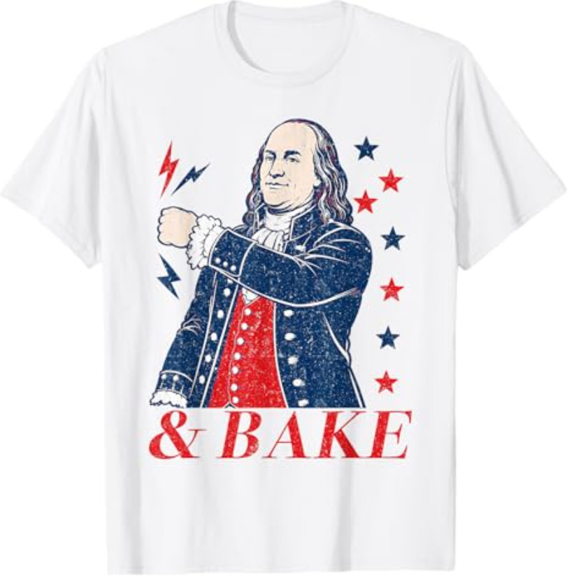 Funny Shake and Bake 4th of July Couple Matching T-Shirt gallery