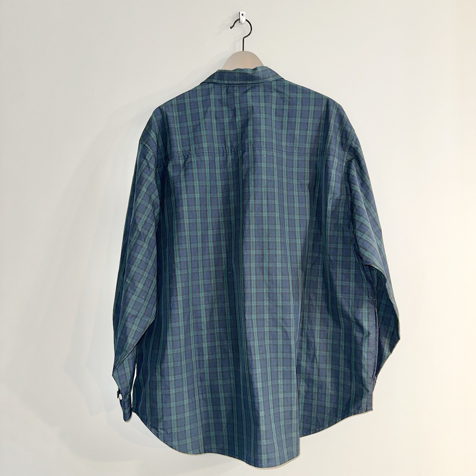WTAPS Broadcloth Black Watch Check Shirt In Green Men’s (3) Large gallery