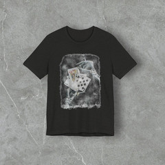 Skeleton Graphic T-Shirt, Gothic Skull Tee, Vintage Grunge Shirt