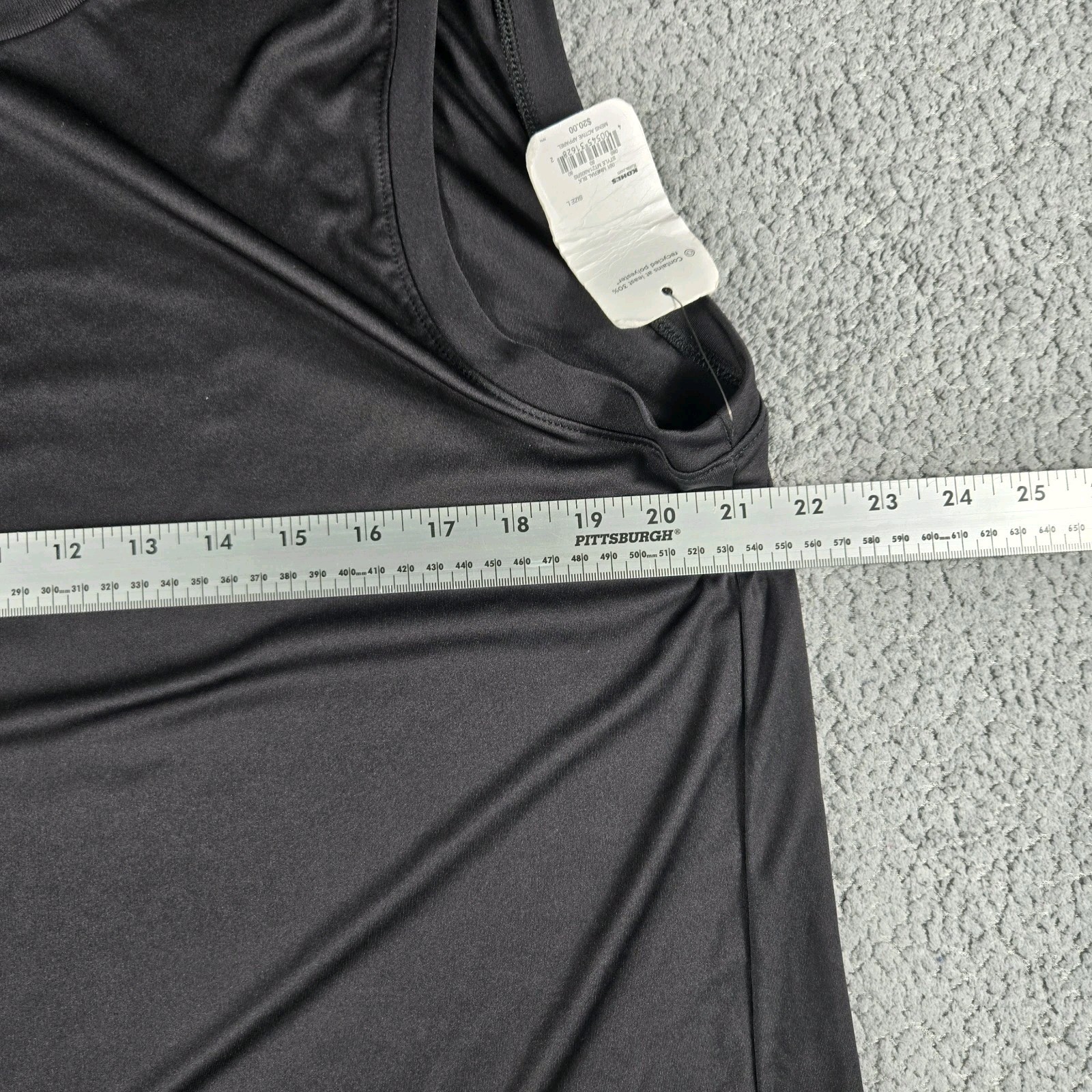 Tek Gear Shirt Men's Size L Black Sleeveless Activewear Dry Tek Round Neck gallery