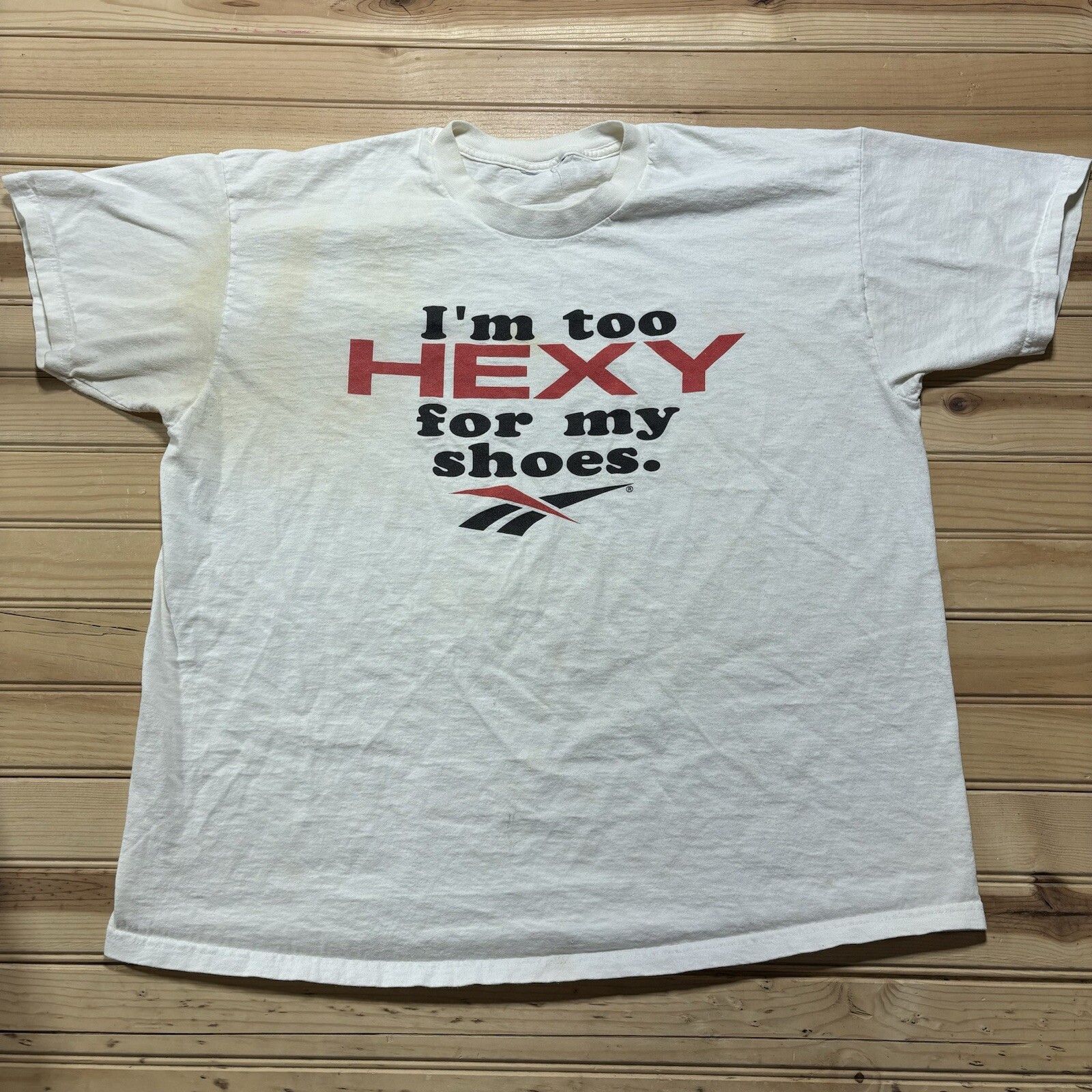 Vintage Reebok In Too Hexy For My Shows Viz Hex Promo Shirt Size XL