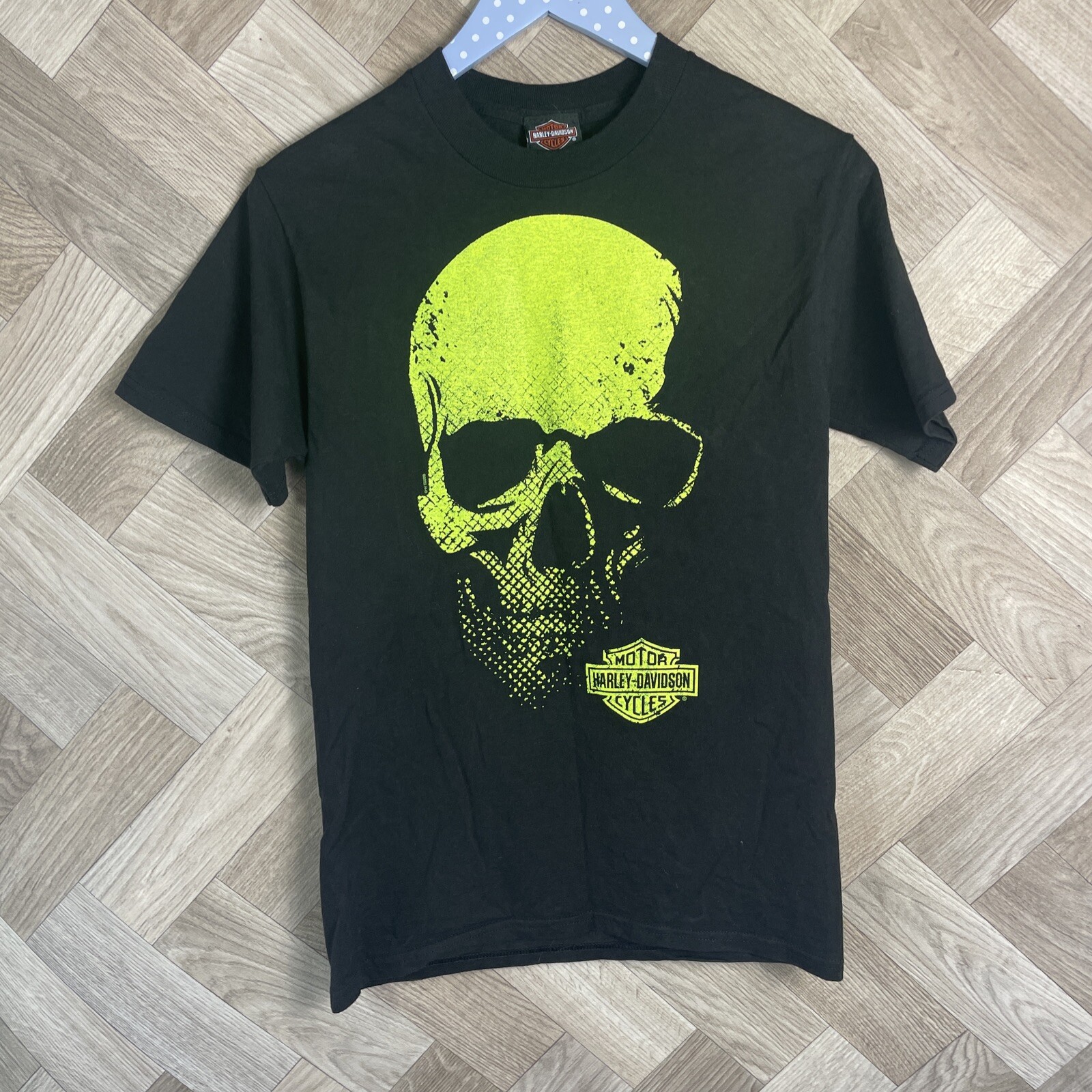 Harley Davidson Hampshire United Kingdom Black Graphic Print T Shirt Size Small gallery