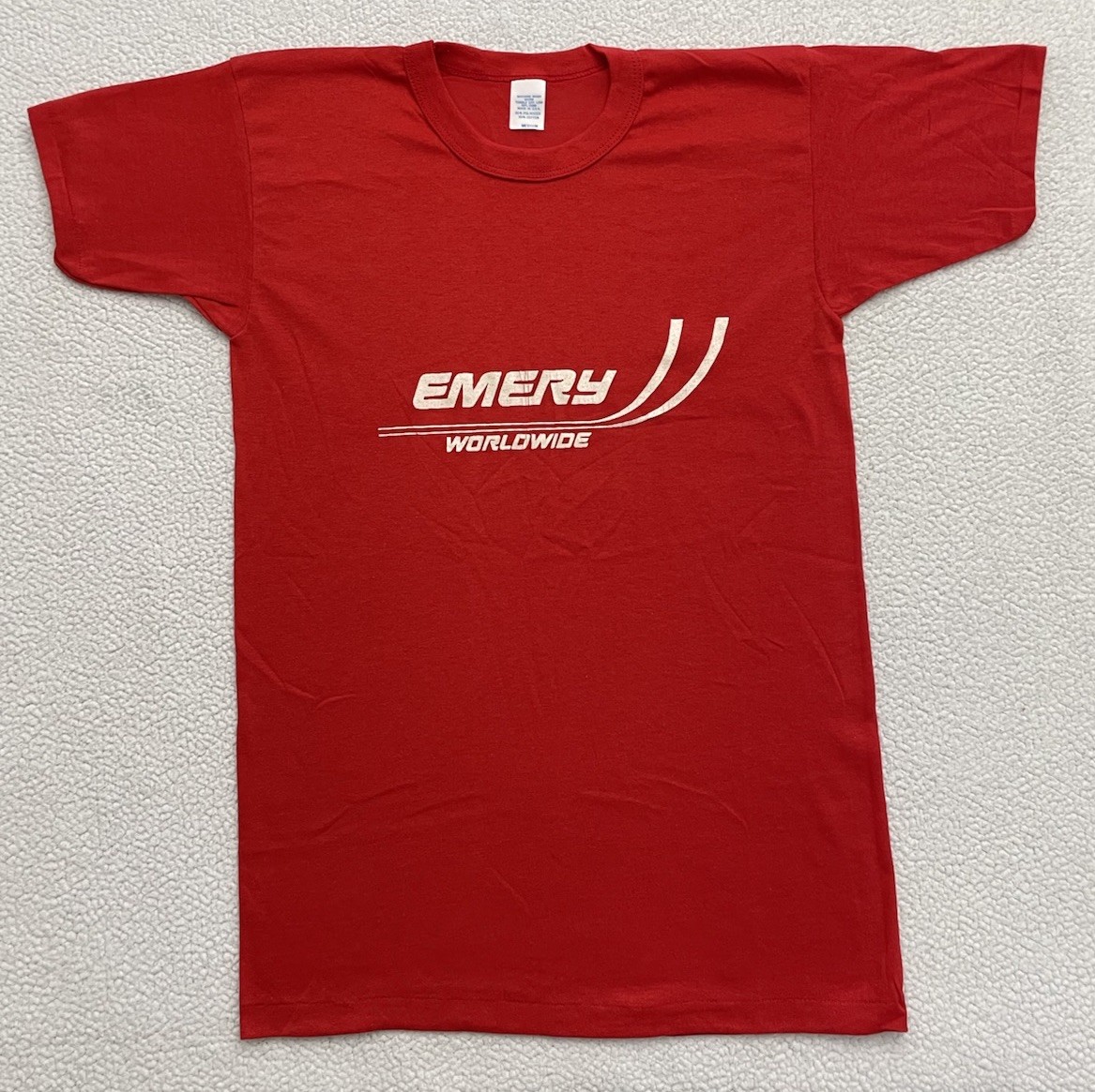 1980s Cargo Company Emery Worldwide Logo T-Shirt Medium Made In USA B41