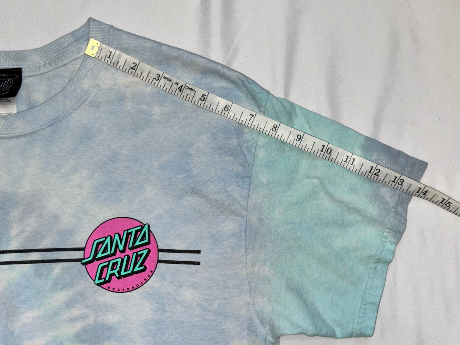 Santa Cruz Skateboards T Shirt Mens Large Multicolor Tie Dye Cotton Streetwear gallery