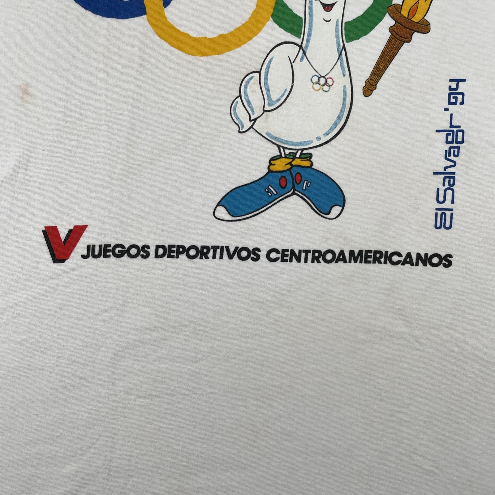 Vintage St. Jacks XL El Salvador Olympics Team 1994 Made In El Salvador Cotton gallery