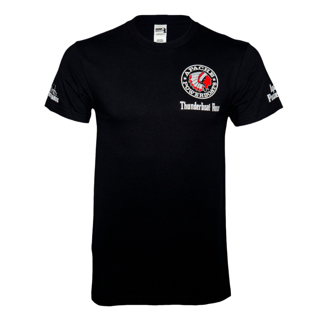 Vintage 1982 Thunderboat Row Cotton Tee | Black gallery