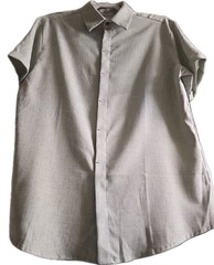 COOFANDY Men’s Casual Linen Button Down Shirt Short Sleeve Beach Shirt NEW Med.