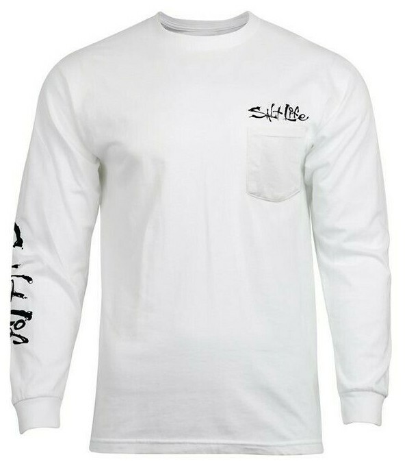 Mens Salt Life Fishermans Glory Graphic Pocket L/S T-Shirt - 2XL/XL/Large - NWT gallery
