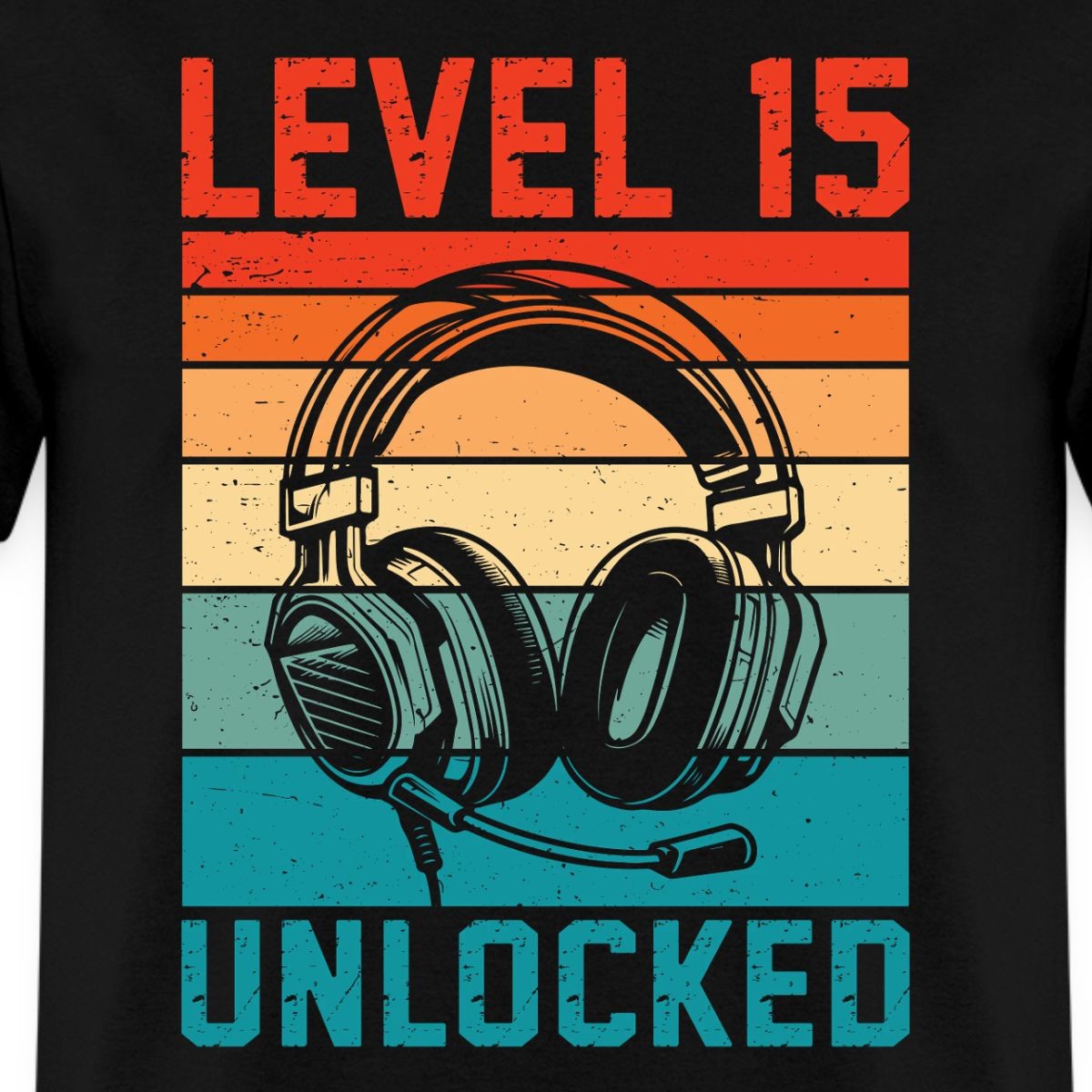 Level 15 Unlocked Gaming 15th Birthday Men's T-Shirt gallery