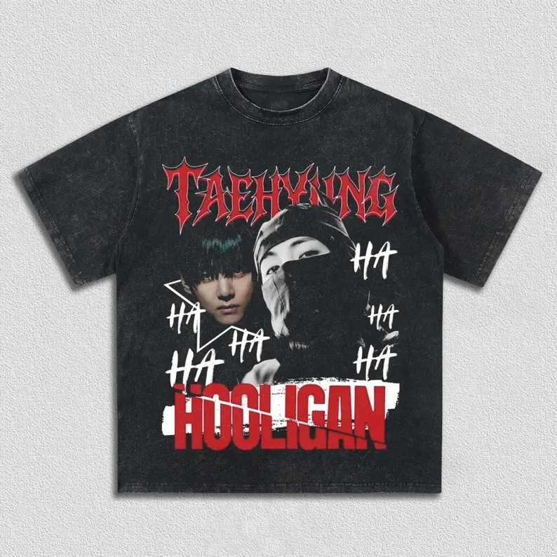 BTS World Tour Arirang Hooligan TaeHung Shirt – K-Pop Merch Kpop Army