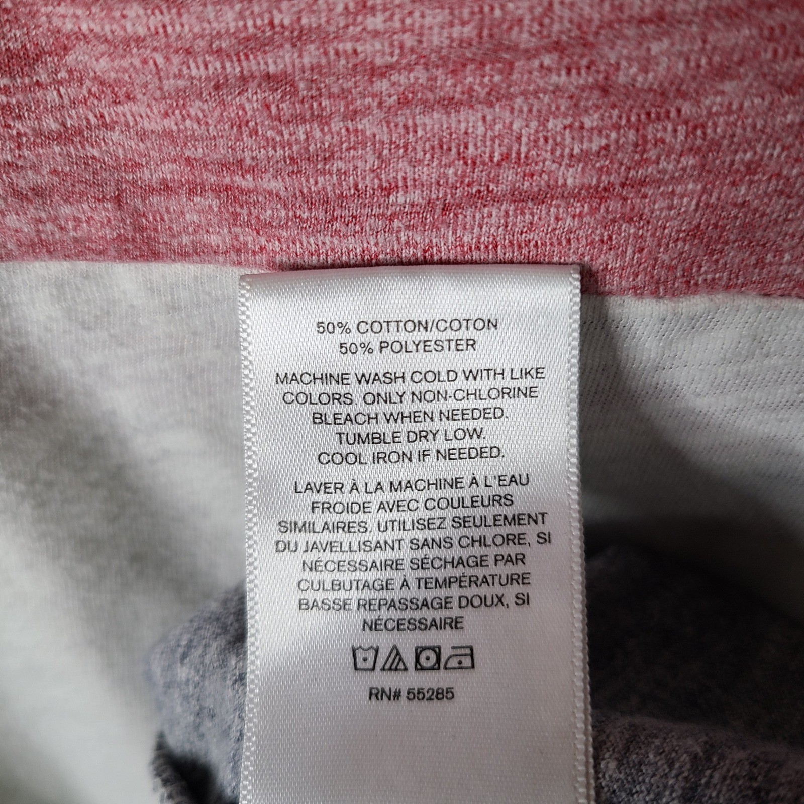 Express Shirt Mens XL Red White Gray Tank Top Colorblock Heather Cotton Blend gallery