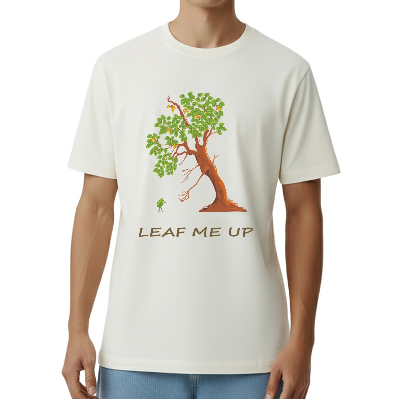 T-Shirt Crew Neck 100% Cotton Lightweight Breathable Streetwear Tree Graphic gallery