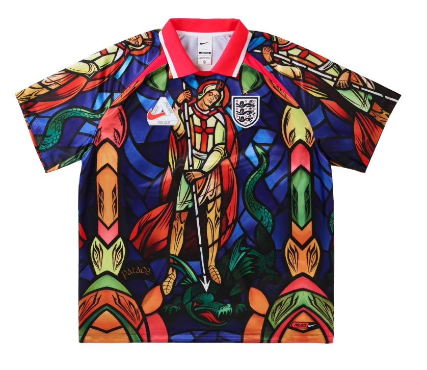Palace x Nike England Dri-FIT Football Jersey Bright Crimson X-Small(XS) SHIPPED
