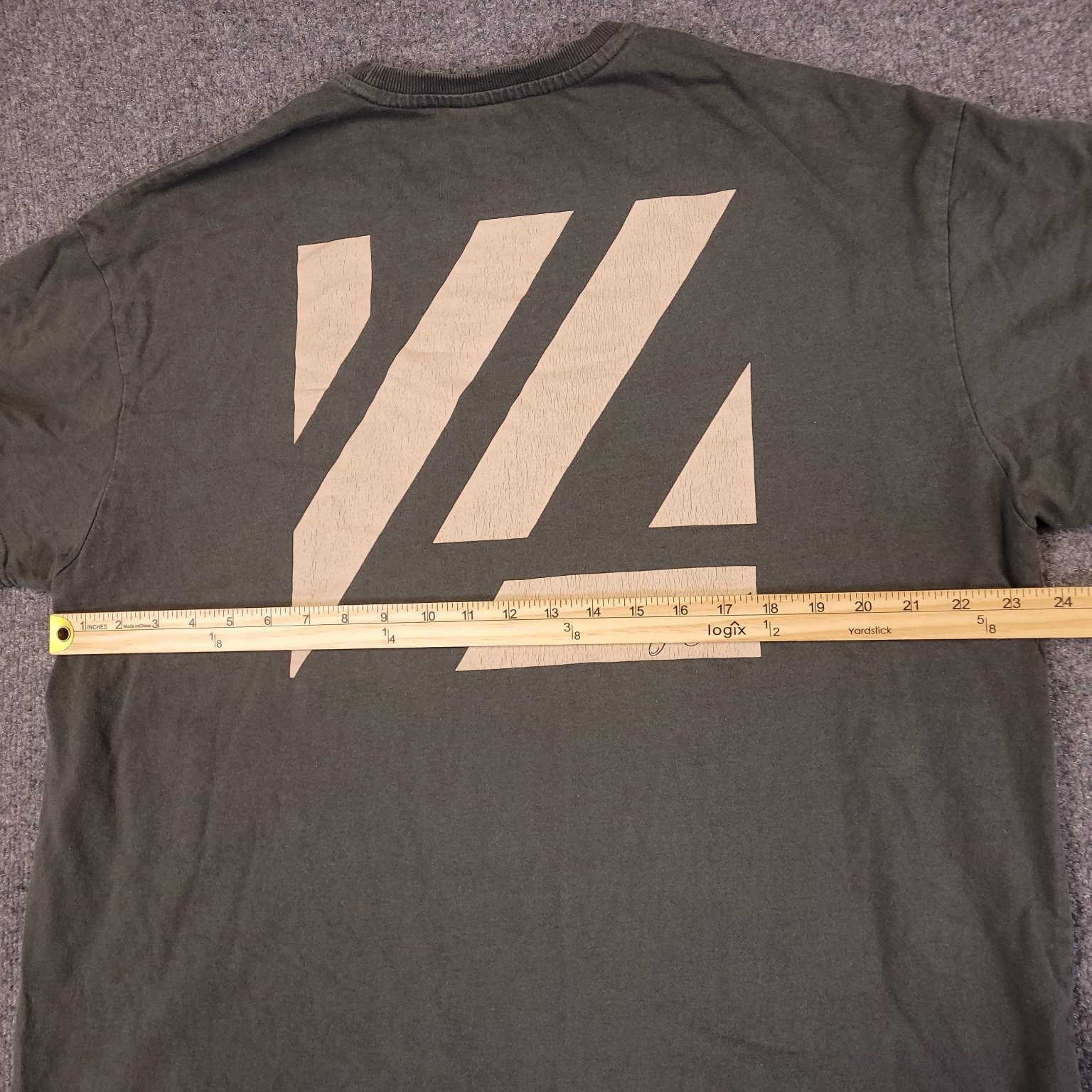 YoungLA T Shirt Mens Large Gray Graphic Logo Cotton Crew Neck Short Sleeve Tee gallery