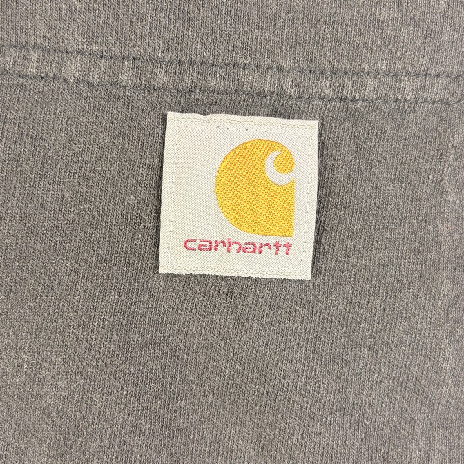 Carhartt T-Shirt Men's L Relaxed Fit Black Short Sleeve Pocket Tee gallery