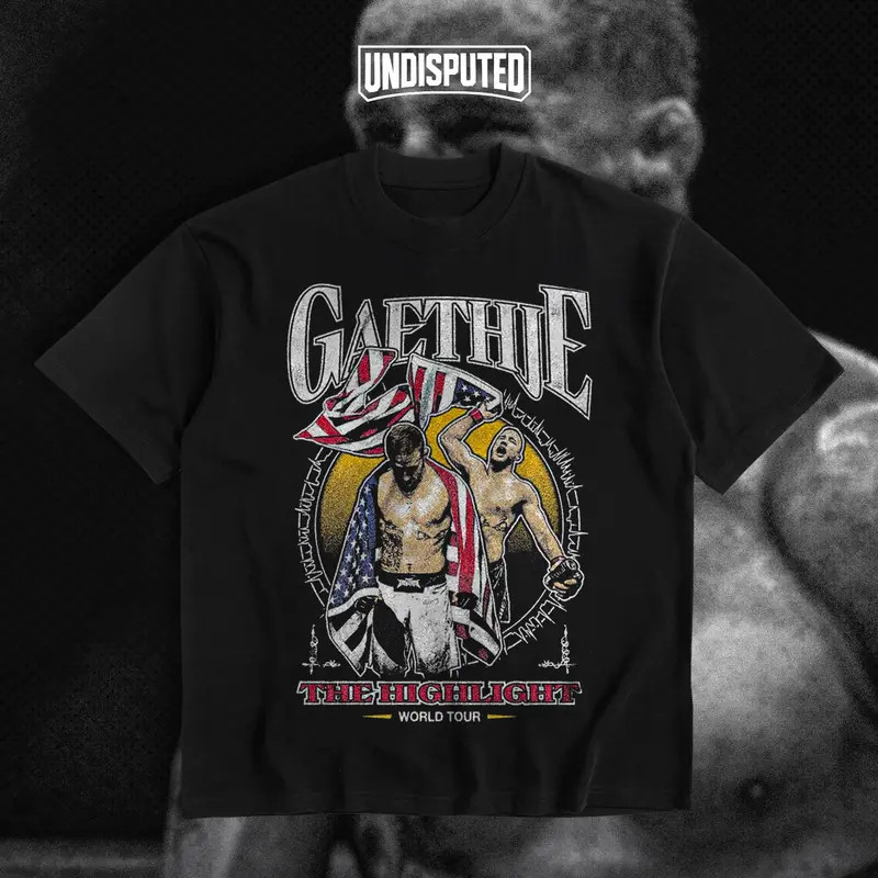 Justin Gaethje Heavy Cotton Shirt UFC Shirt The Highlight Tshirt gallery