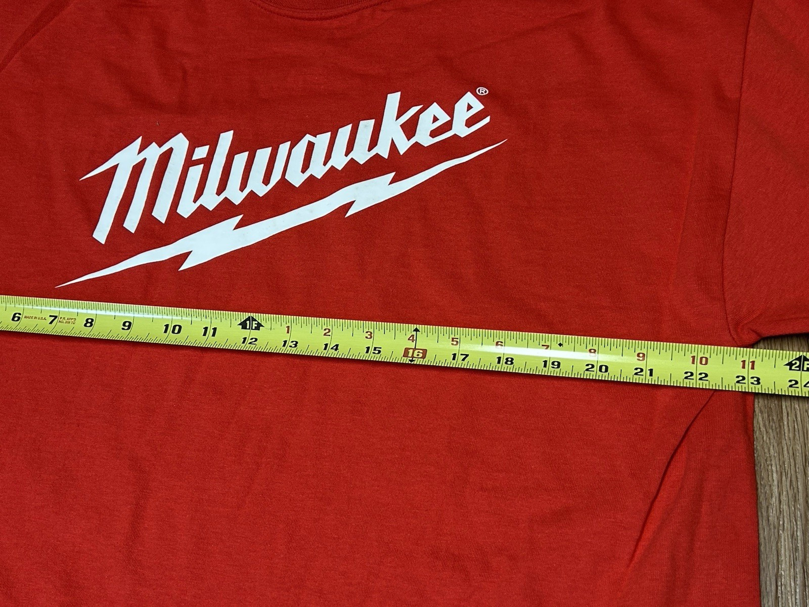 Milwaukee Tools Nothing But Heavy Duty Red T-Shirt Short Sleeve M12 18 NEW XL gallery