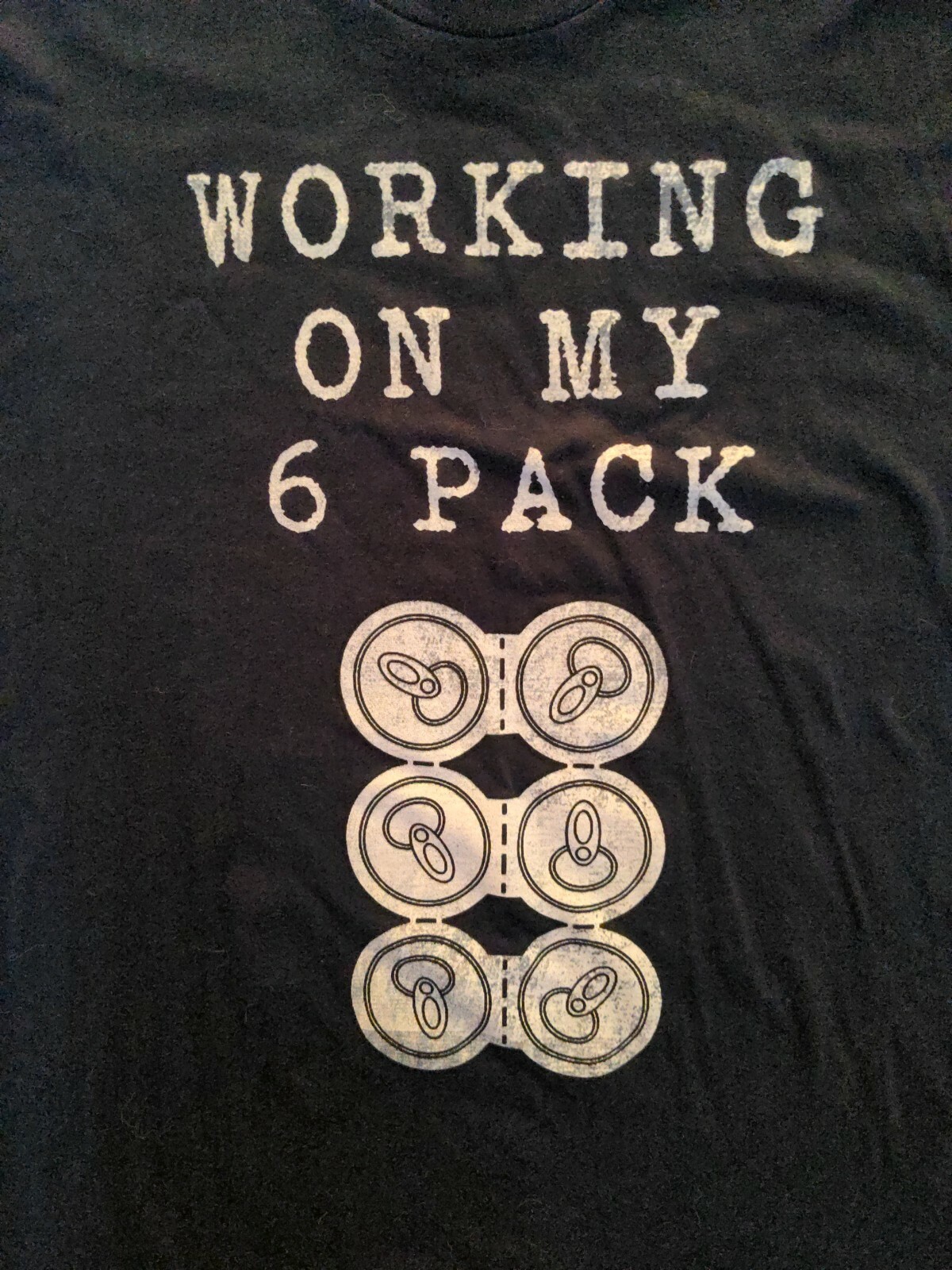 Working On My Six Pack Men’s Novelty Tshirts