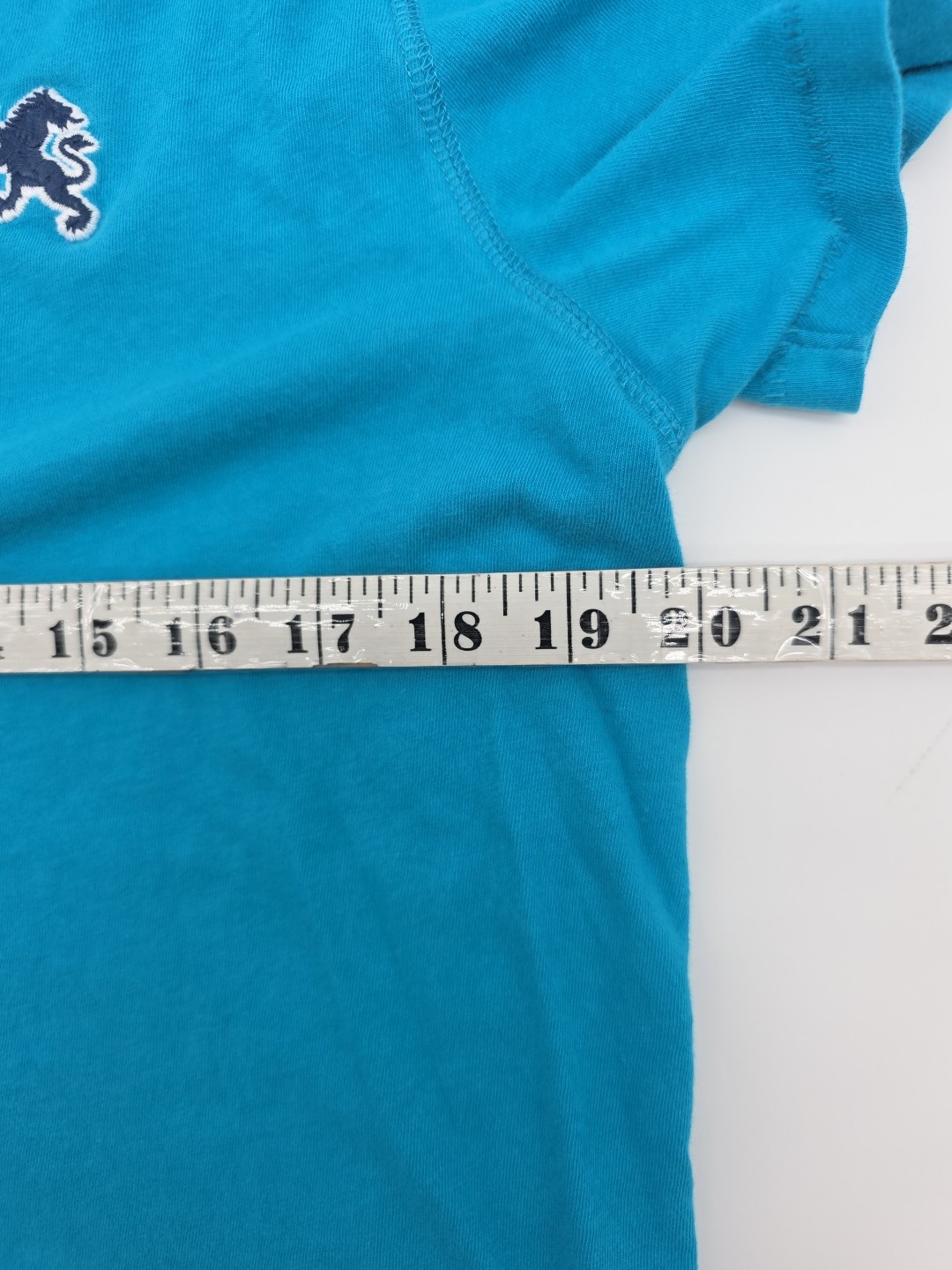 Express Jersey T-Shirt Men Medium V-Neck Blue Solid.#43665 gallery