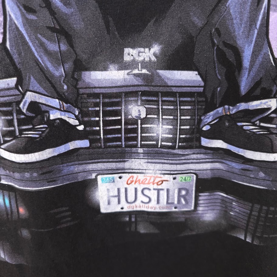 DGK Skater T Shirt Mens Size Large Black Ghetto Hustler Jason Hockey Mask gallery
