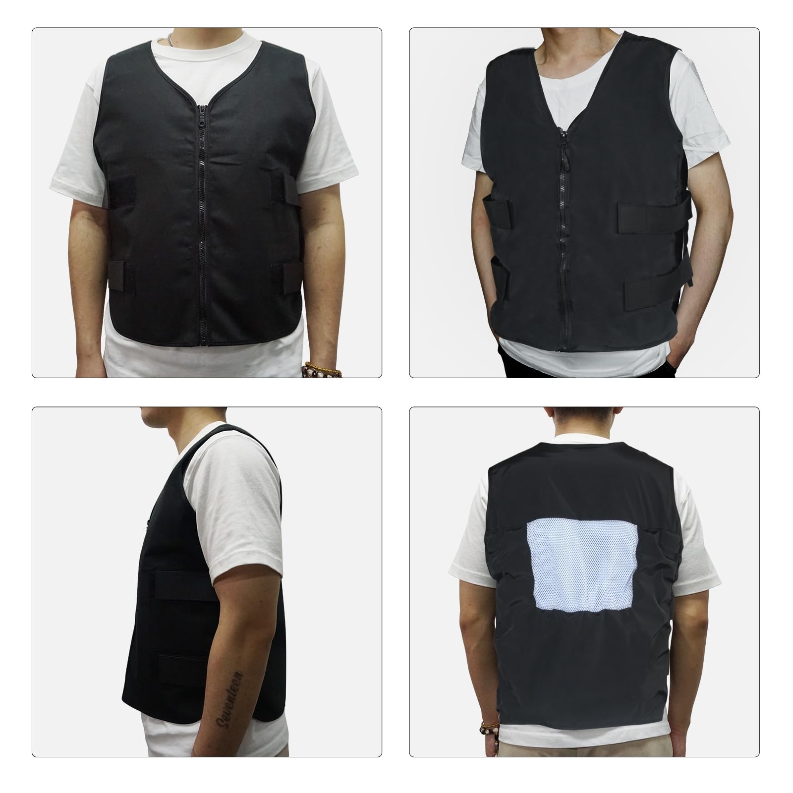 Adjustable Cooling Vest with 84 Ice Cells - 360° Full-Body Cooling，One-Size f... gallery