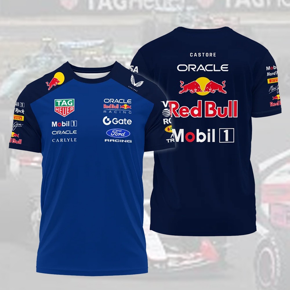 🔥NEW - 2026 Red Bu*ll Racing F1 Teamwear For Fans Polo All Over Print Gift gallery