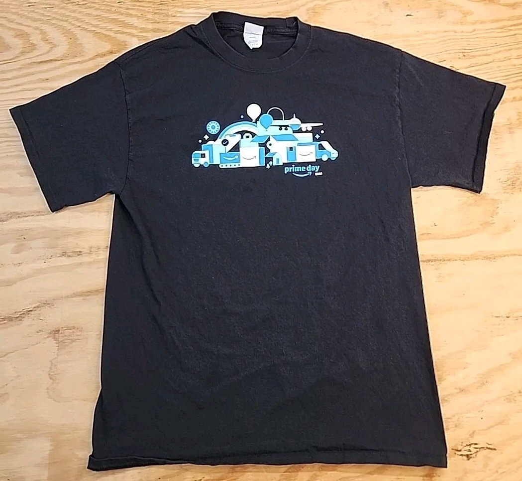 Amazon Prime 2023 Graphics Black Cotton T-shirt Mens Large gallery
