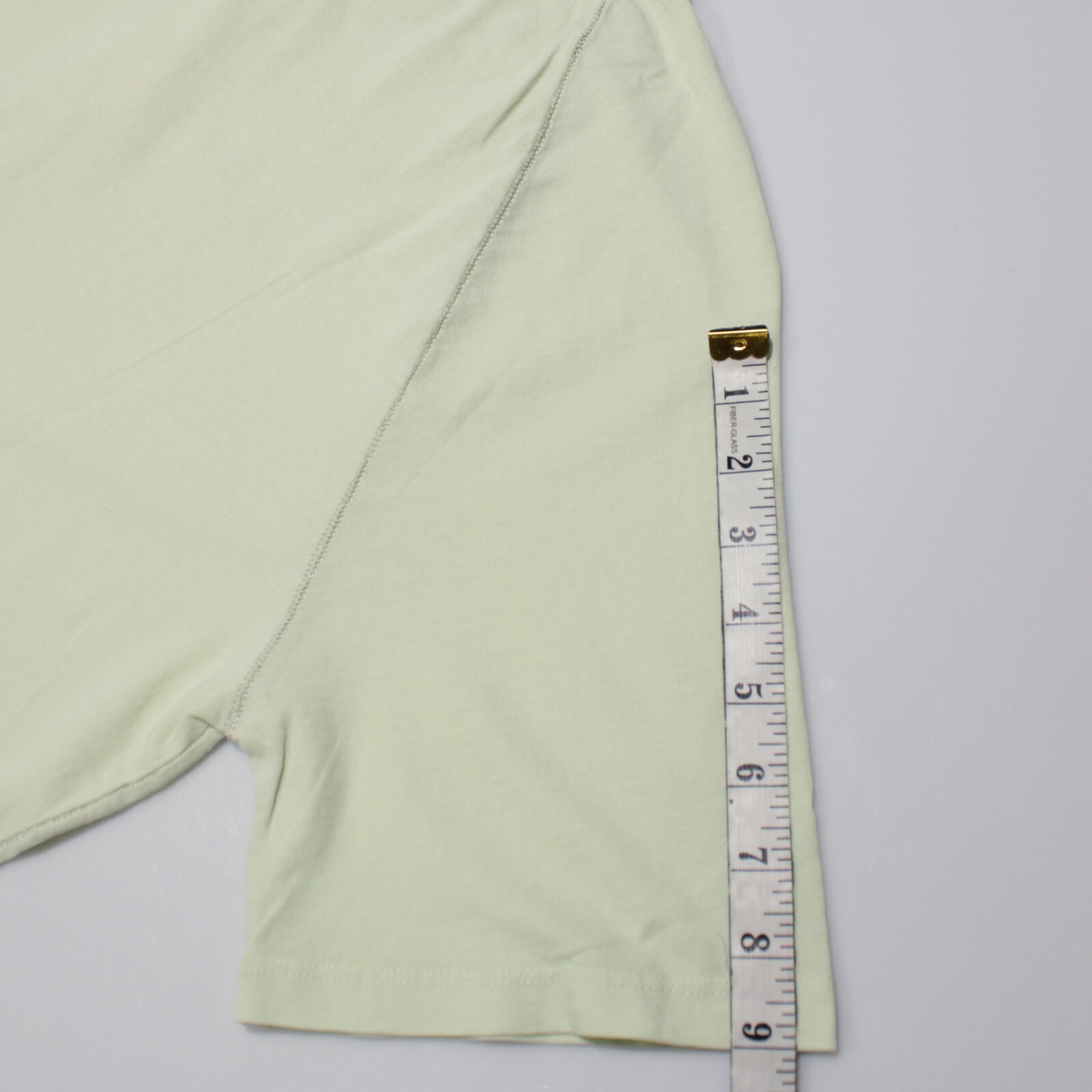 M. Singer NWT Short Sleeve Henley T-Shirt Size Medium in Apple Green 100% Cotton gallery
