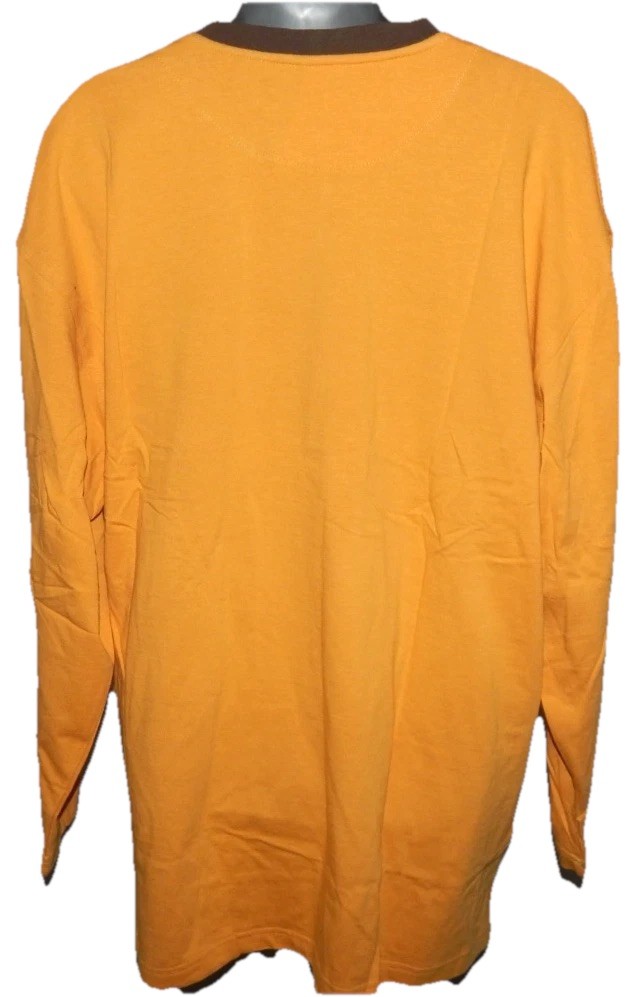 MARITHE FRANCOIS GIRBAUD NEW W/TAG Vintage 1990s Yellow Long Sleeve Shirt Size L gallery
