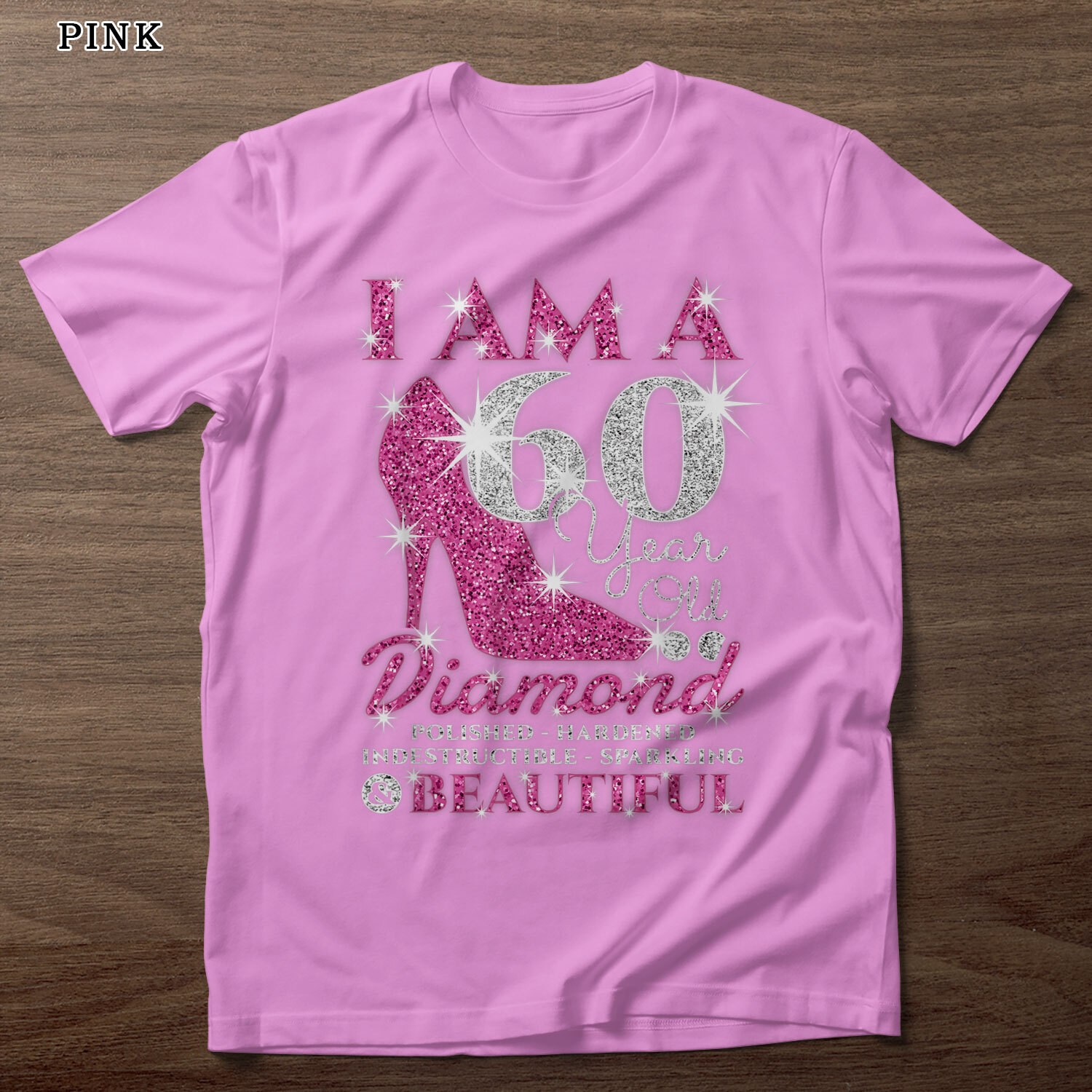 I Am A 60 Year Old Diamond, Womens 60th Birthday T-Shirt, Gift For Girl, Women gallery