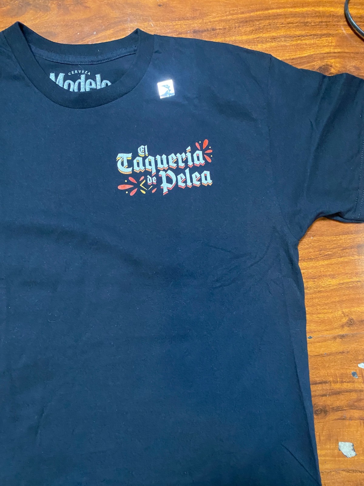 MODELO Beer "El Taqueria De Pelea" Ripple Junction Double Sided Tee SZ L-NWOT gallery