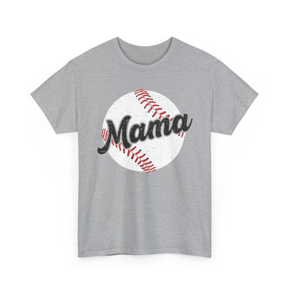 Baseball Mom T-Shirt, Baseball Player Sports Lovers Women Mama Shirt